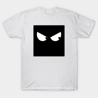 Kubi - the square emoticons - Nero, the angry face T-Shirt